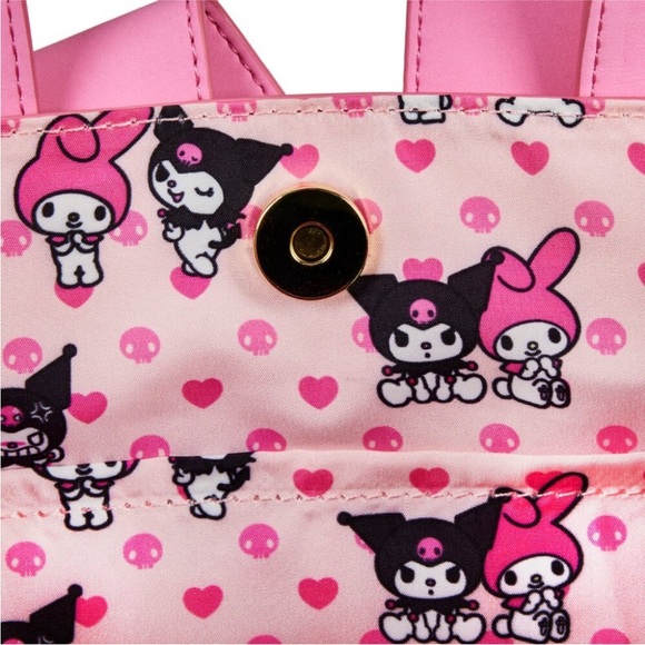 Loungefly Sanrio My Melody Kuromi Reversible Crossbody NWTs - Picture 4 of 4